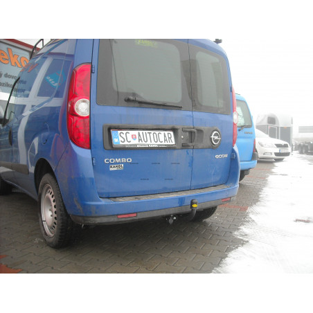 Ťažné zariadenie pre COMBO - "C" Pick Up - skrutkový systém - od 2001/09 do Ťažné zariadenie pre COMBO - "C" Pick Up - skrutkový systém - od 2001/09 do