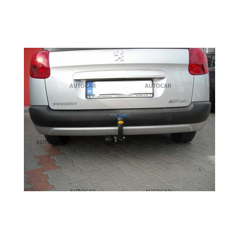 Ťažné zariadenie pre 207 SW - combi - skrutkový systém - od 2007 do 