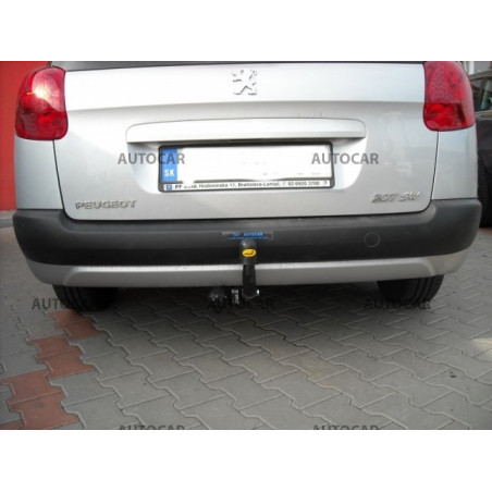 Ťažné zariadenie pre 207 SW - combi - skrutkový systém - od 2007 do Ťažné zariadenie pre 207 SW - combi - skrutkový systém - od 2007 do