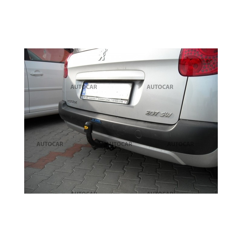 Ťažné zariadenie pre 207 SW - combi - skrutkový systém - od 2007 do 