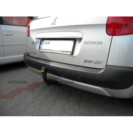 Ťažné zariadenie pre 207 SW - combi - skrutkový systém - od 2007 do Ťažné zariadenie pre 207 SW - combi - skrutkový systém - od 2007 do