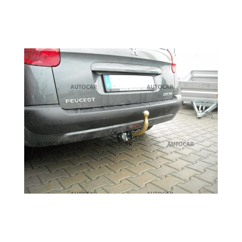 Ťažné zariadenie pre 207 SW - combi - automatický systém - od 2007 do 