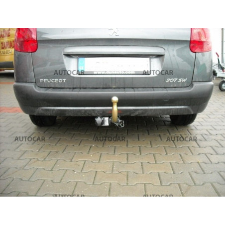 Ťažné zariadenie pre 207 SW - combi - automatický systém - od 2007 do Ťažné zariadenie pre 207 SW - combi - automatický systém - od 2007 do