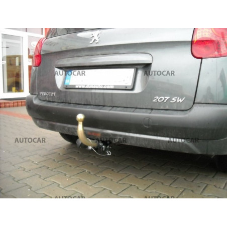 Ťažné zariadenie pre 207 SW - combi - automatický systém - od 2007 do Ťažné zariadenie pre 207 SW - combi - automatický systém - od 2007 do