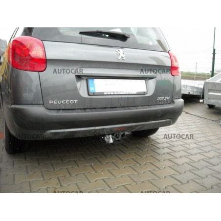 Ťažné zariadenie pre 207 SW - combi - automatický systém - od 2007 do Ťažné zariadenie pre 207 SW - combi - automatický systém - od 2007 do