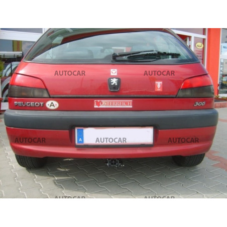 Tažné zařízení pro Peugeot 306 - odnímatelný bajonetový systém Tažné zařízení pro Peugeot 306 - odnímatelný bajonetový systém