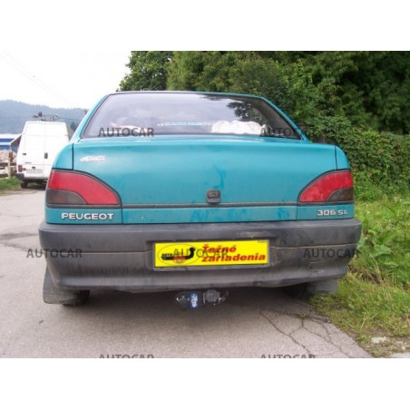 Tažné zařízení pro Peugeot 306 - odnímatelný bajonetový systém Tažné zařízení pro Peugeot 306 - odnímatelný bajonetový systém