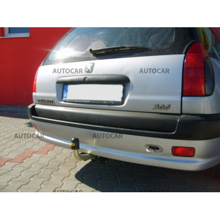 Tažné zařízení pro Peugeot 306 - odnímatelný bajonetový systém Tažné zařízení pro Peugeot 306 - odnímatelný bajonetový systém
