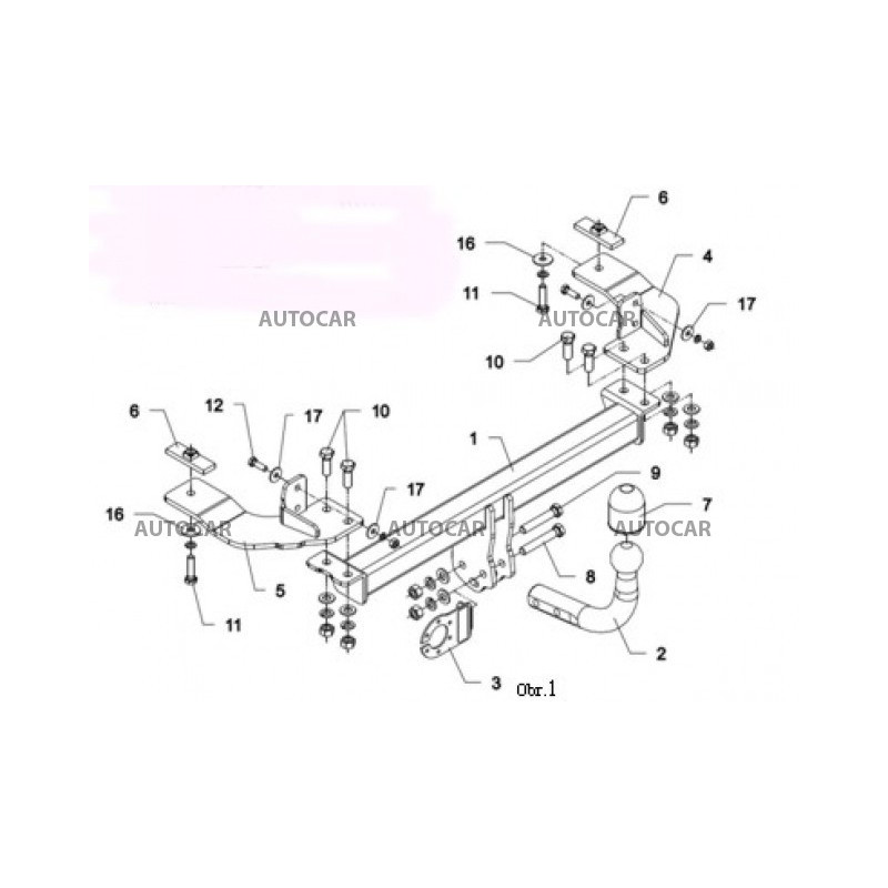 Ťažné zariadenie pre 500 - - - automatický systém - od 2007 do 