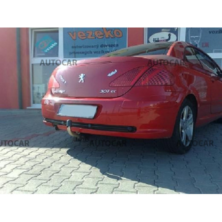 Tažné zařízení pro Peugeot 307 - 3/5 dv. - odnímatelný bajonetový systém Tažné zařízení pro Peugeot 307 - 3/5 dv. - odnímatelný bajonetový systém