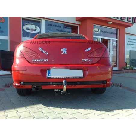 Tažné zařízení pro Peugeot 307 - 3/5 dv. - odnímatelný bajonetový systém Tažné zařízení pro Peugeot 307 - 3/5 dv. - odnímatelný bajonetový systém