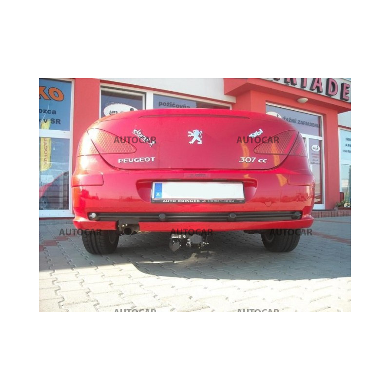 Tažné zařízení pro Peugeot 307 - 3/5 dv. - odnímatelný bajonetový systém