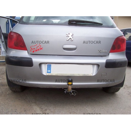 Tažné zařízení pro Peugeot 307 - 3/5 dv. - odnímatelný bajonetový systém Tažné zařízení pro Peugeot 307 - 3/5 dv. - odnímatelný bajonetový systém