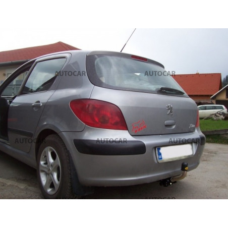 Tažné zařízení pro Peugeot 307 - 3/5 dv. - odnímatelný bajonetový systém Tažné zařízení pro Peugeot 307 - 3/5 dv. - odnímatelný bajonetový systém