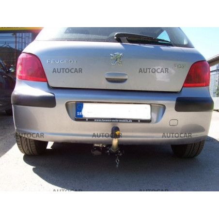 Tažné zařízení pro Peugeot 307 - 3/5 dv. - odnímatelný bajonetový systém Tažné zařízení pro Peugeot 307 - 3/5 dv. - odnímatelný bajonetový systém