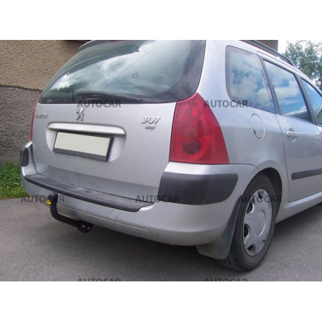 Ťažné zariadenie pre 307 SW - Combi - skrutkový systém - od 2001 do Ťažné zariadenie pre 307 SW - Combi - skrutkový systém - od 2001 do