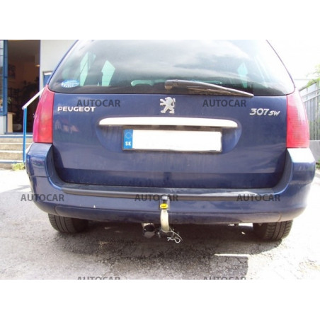Ťažné zariadenie pre 307 SW - Combi - automatický systém - od 2001 do Ťažné zariadenie pre 307 SW - Combi - automatický systém - od 2001 do