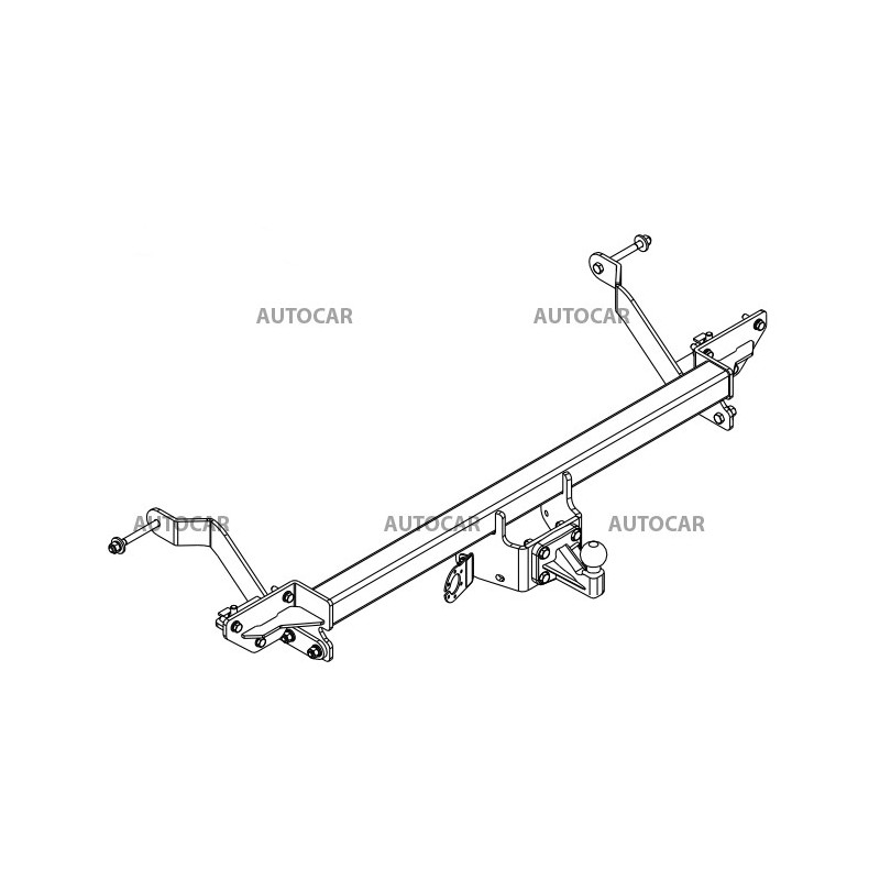 Tažné zařízení pro Fiat DUCATO - Dodávka L1, L2, L3 - šroubový systém