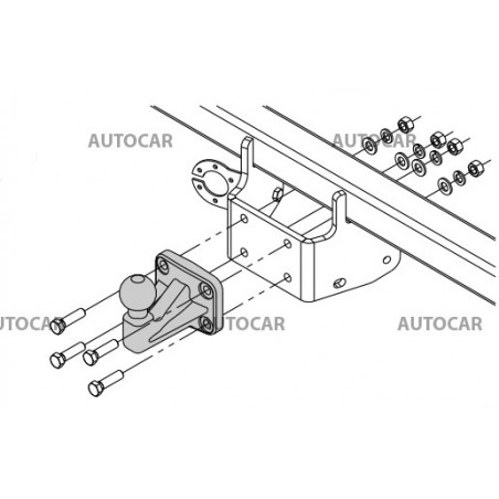 Tažné zařízení pro Fiat DUCATO - Dodávka L1, L2, L3 - šroubový systém