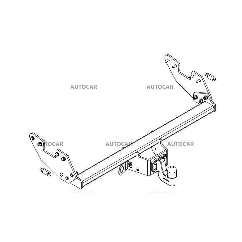 Tažné zařízení pro Toyota HILUX - šroubový systém