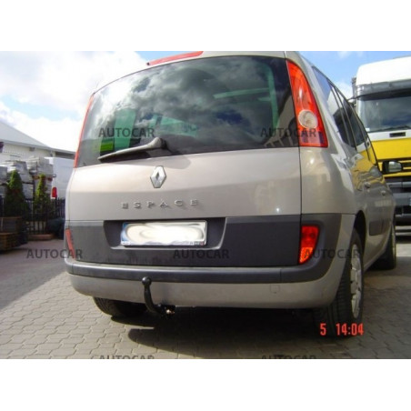 Ťažné zariadenie pre ESPACE - V, aj grand, van (JKO/1) - skrutkový systém - od 2002 do Ťažné zariadenie pre ESPACE - V, aj grand, van (JKO/1) - skrutkový systém - od 2002 do