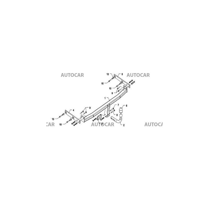 Ťažné zariadenie pre GRAND SCENIC III - - - automatický systém - od 2009/04 do 