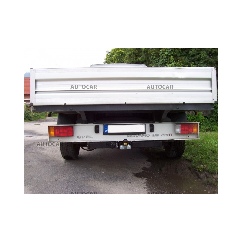 Ťažné zariadenie pre MASTER - valník,výškovo polohovať.guľa - pevný systém - od 1998 do 