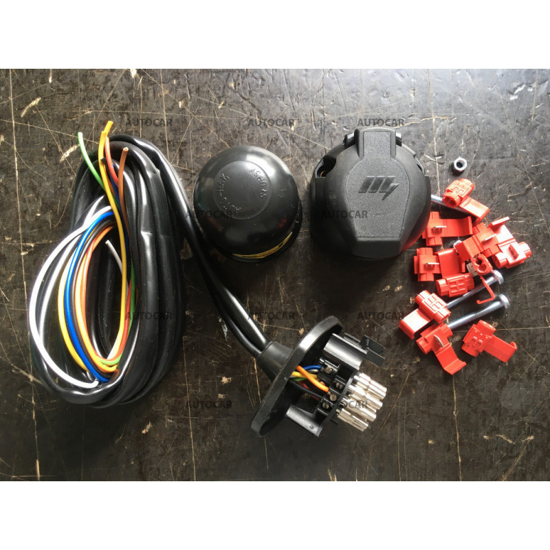 13/8 PIN - Univerzální elektroinstalace pro tažná zařízení (se spátečkou)