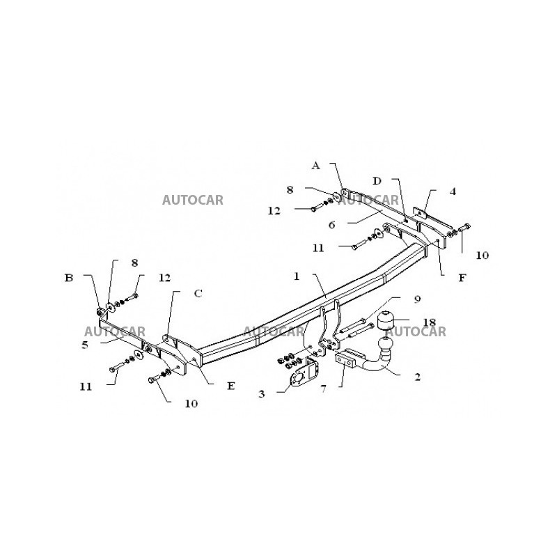Ťažné zariadenie pre MEGANE - SCENIC, Van (JMO/1) - automatický systém - od 2003/10 do 2009