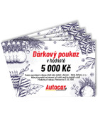 Dárkové poukazy Autocar