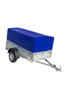 Prívesné vozík s plachtou a plachtovou nadstavbou