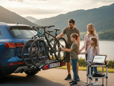Nosič kol na tažné zařízení – tipy pro bezpečné rodinné cyklovýlety